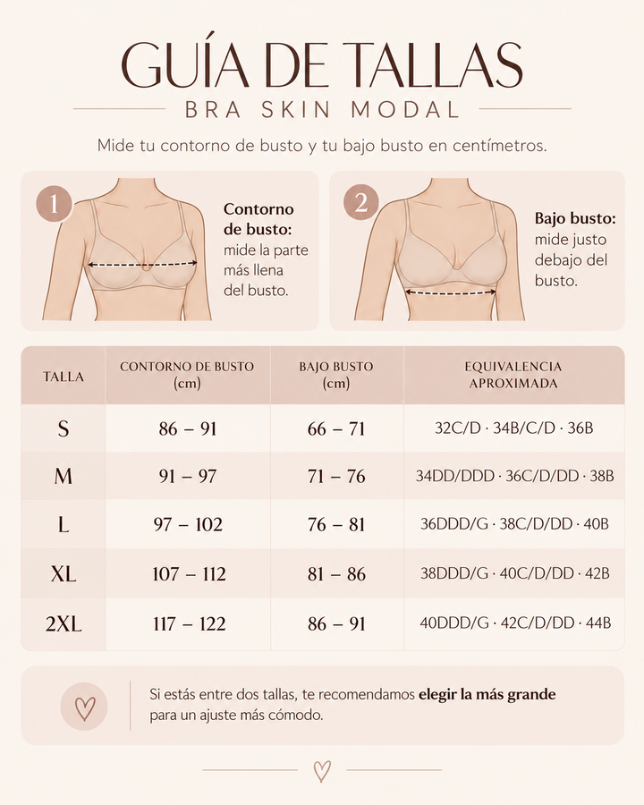 Bra Skin Modal Vainilla