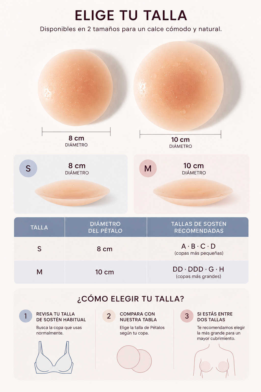 PÉTALOS — Pezoneras reutilizables