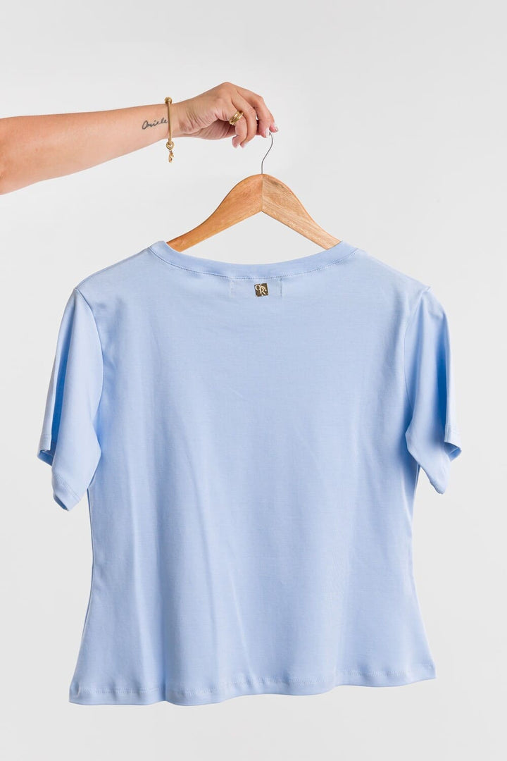 POLERA INTEGRIDAD CELESTE